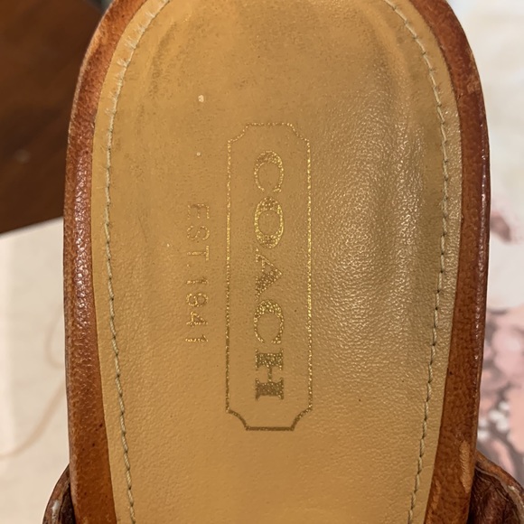 Vintage Coach Leather Clogs - Picture 7 of 7